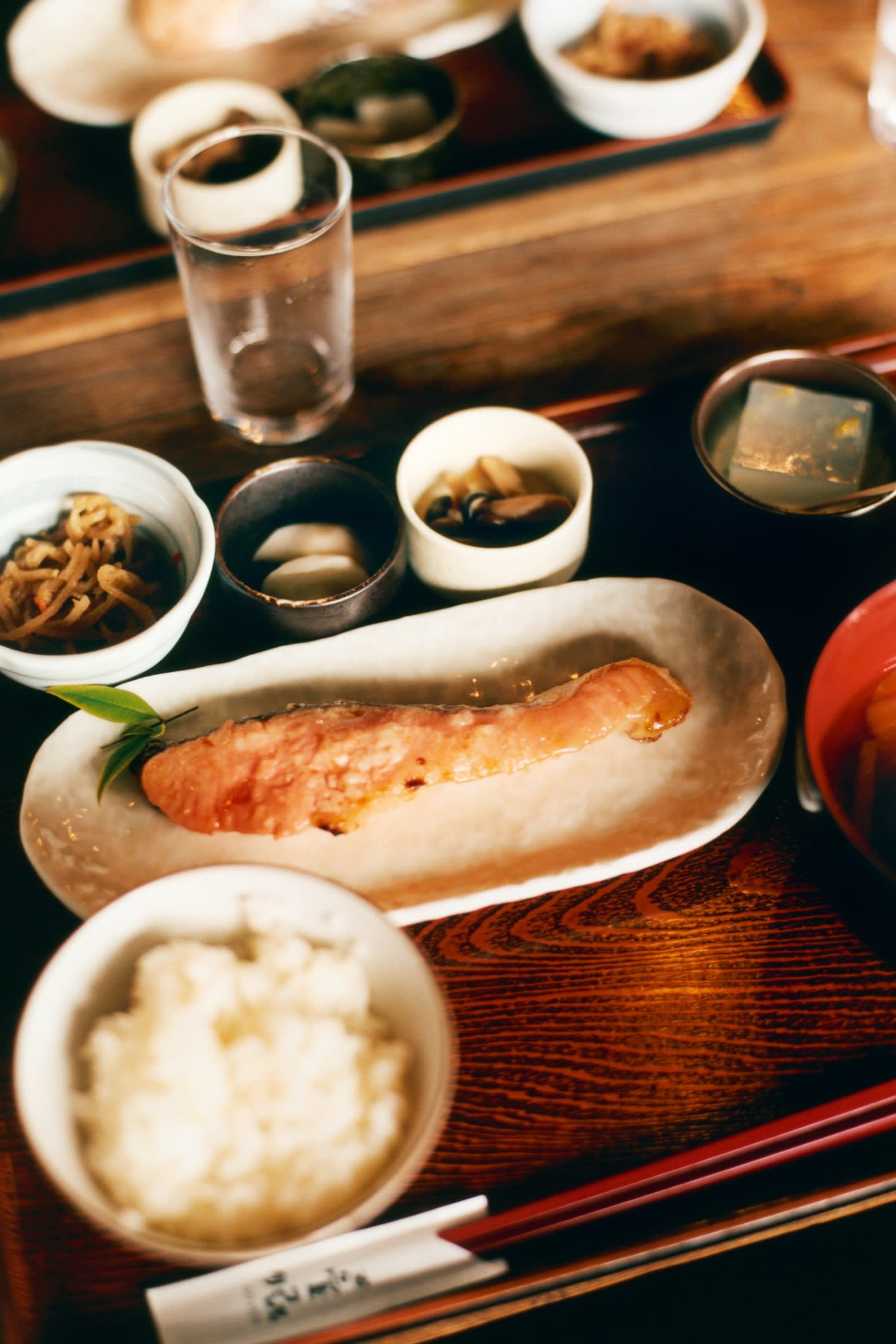 Lunch at the Daimin sake brewery