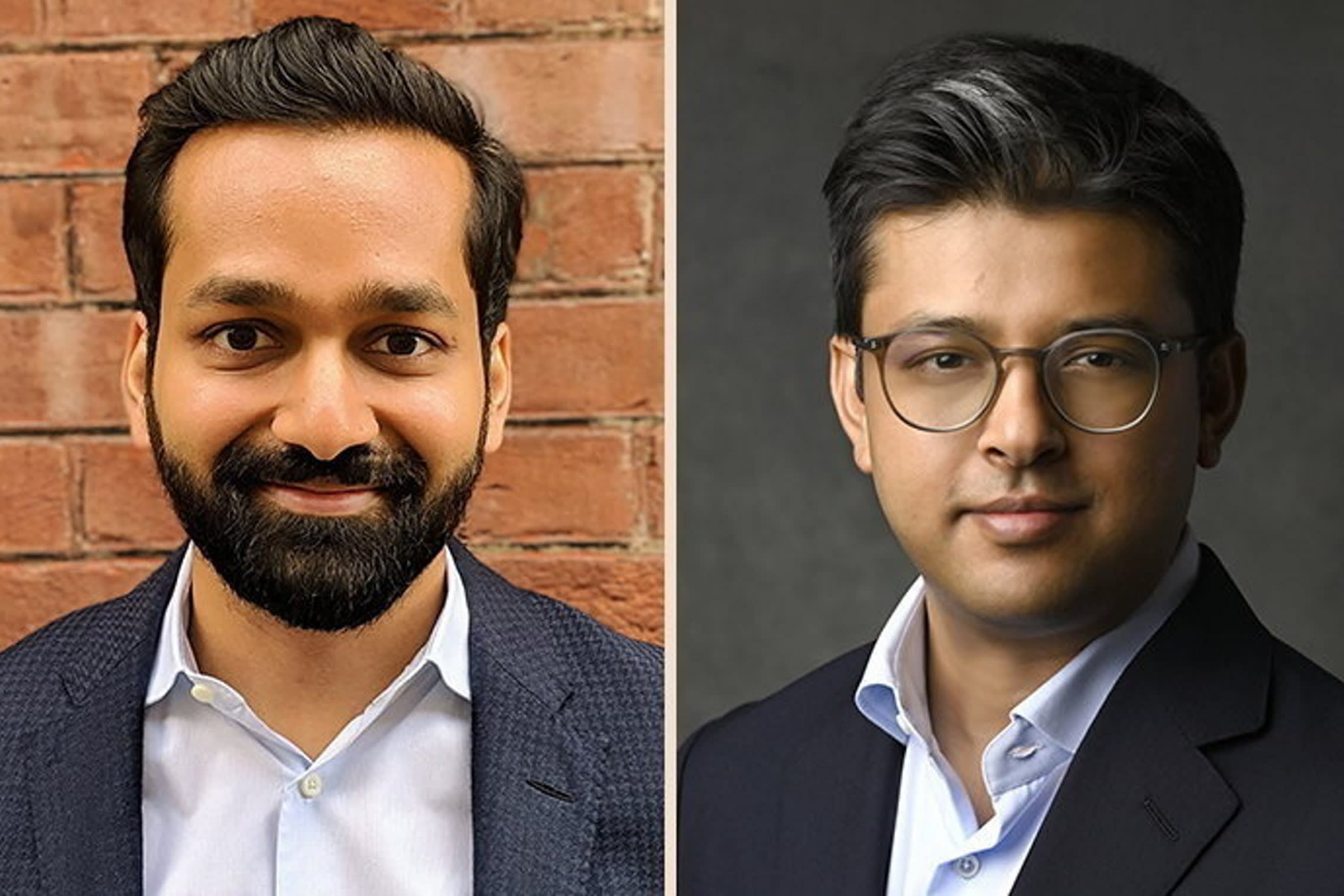 Headshots of Akhil Chainwala and Vaibhav Singh