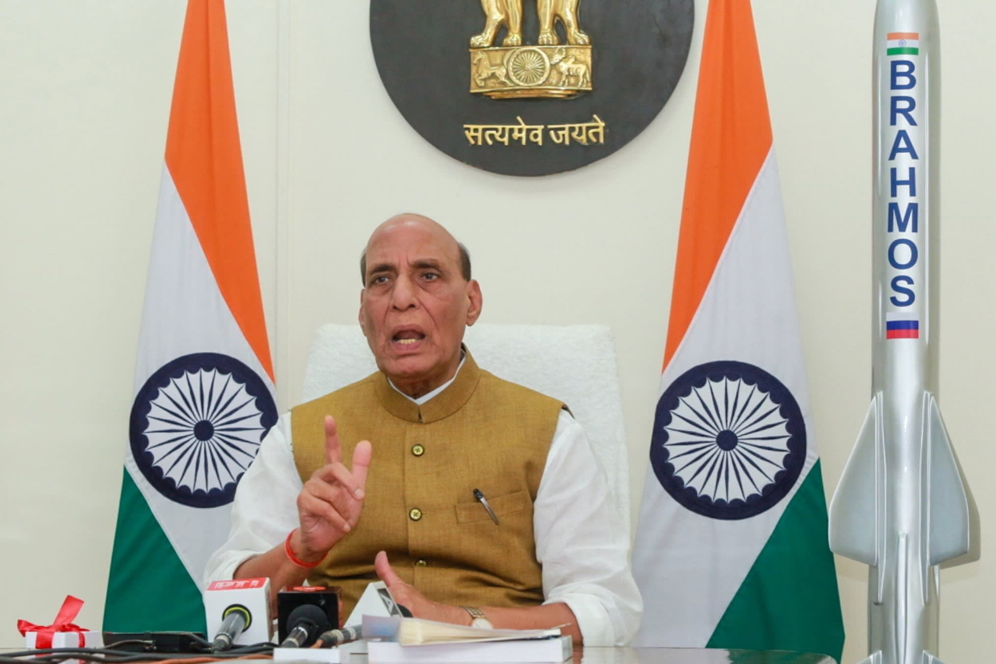 Defence minister Rajnath Singh