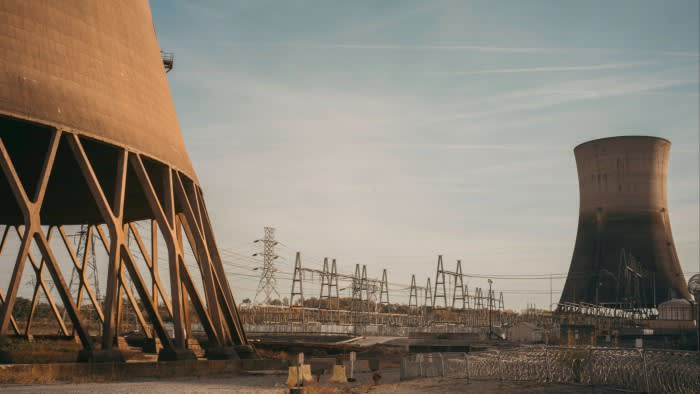 Cooling towers at the Crane Clean Energy Center, formerly the Three Mile Island nuclear power plant in Pennsylvania