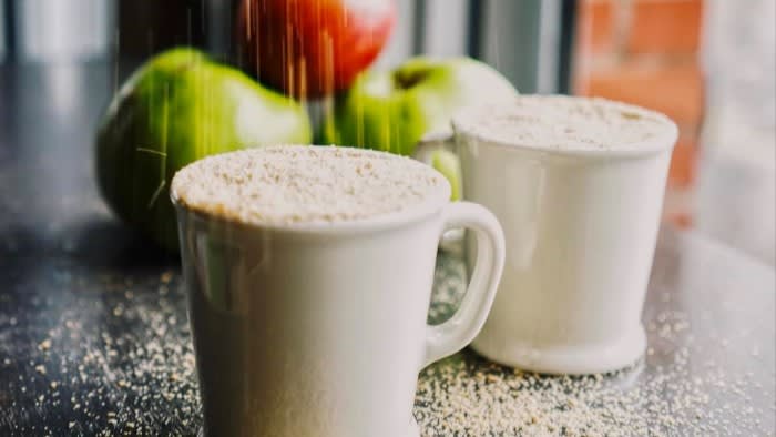 The Toffee Apple Pie coffee at Established in Belfast