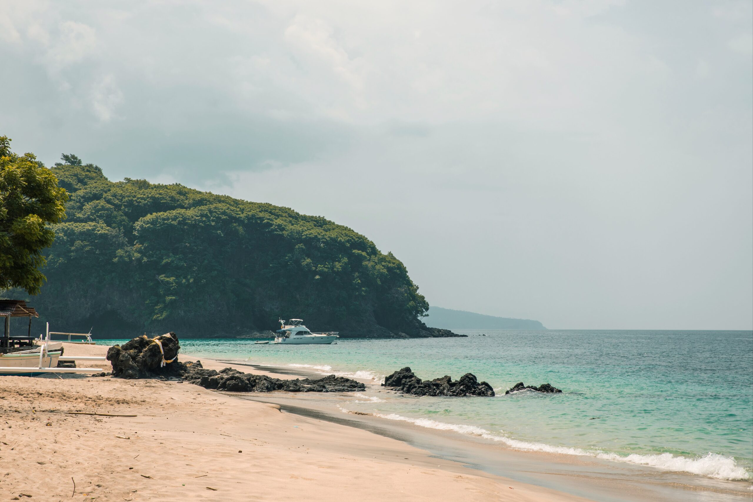 Virgin Beach, on the east of Bali
