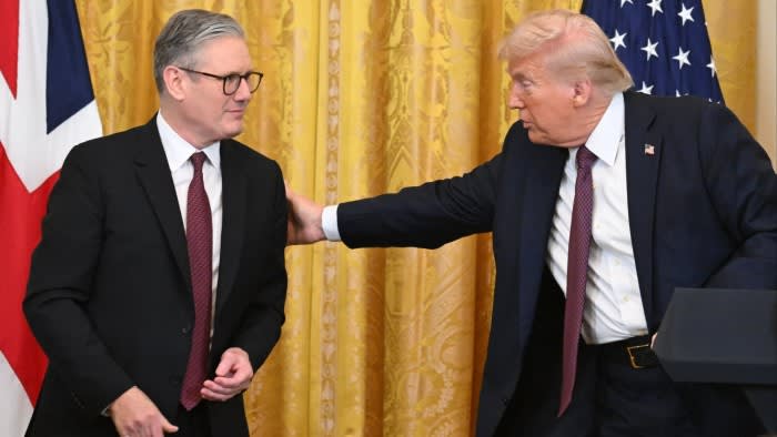 Sir Keir Starmer and Donald Trump