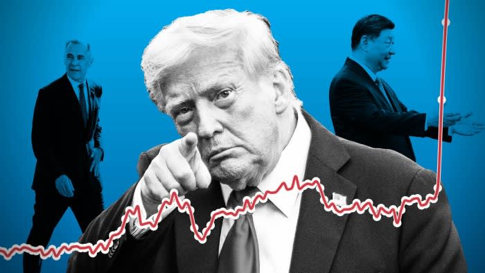 Montage showing Mark Carney, Xi Jinping and Donald Trump