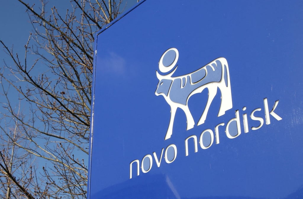 The logo of Novo Nordisk at the company’s office in Bagsvaerd, on the outskirts of Copenhagen, Denmark, March 8, 2024. Photo: Reuters
