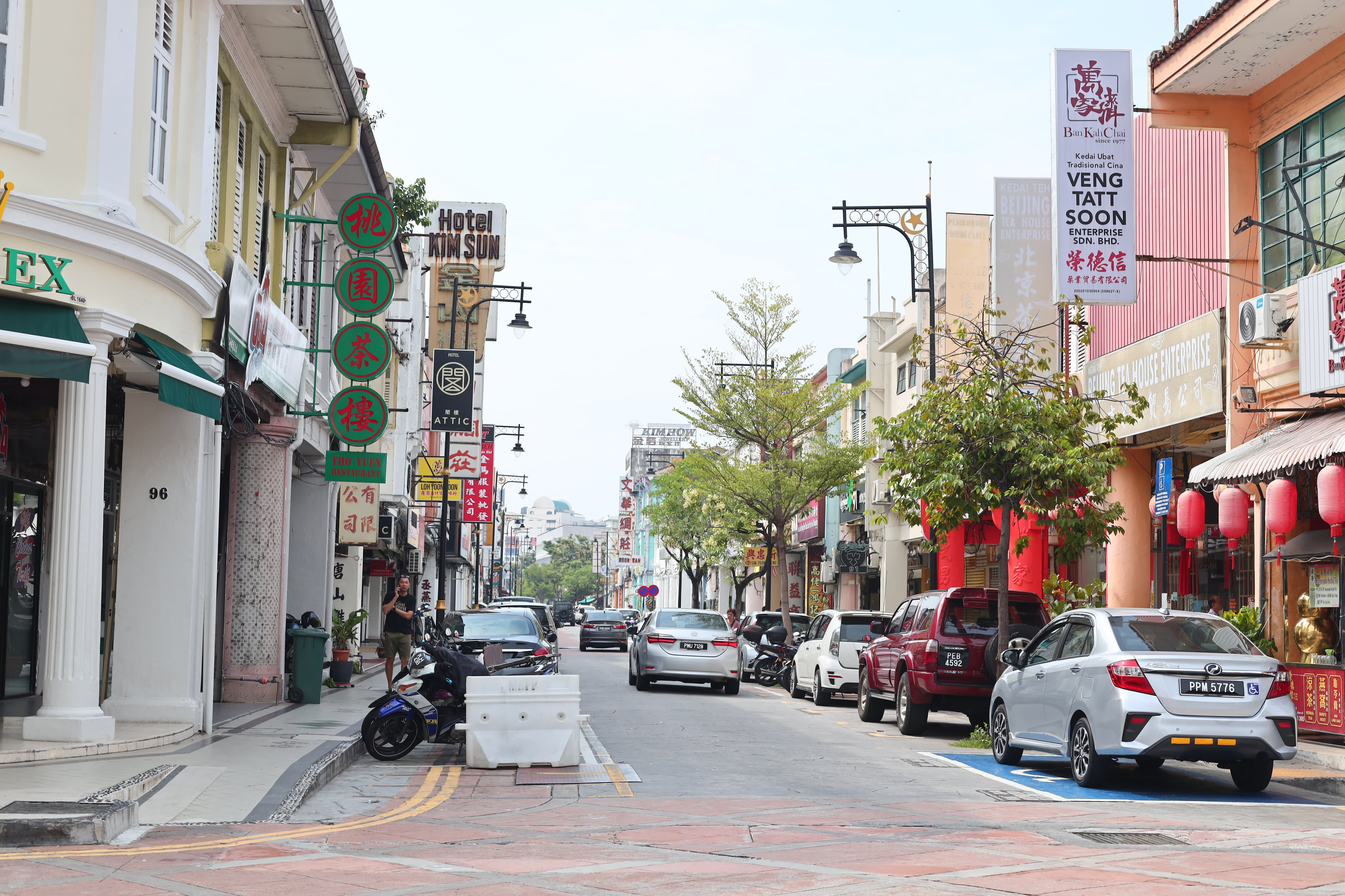 Lebuh Campbell (Campbell Street), a textile street and part of George Town’s Unesco world heritage area