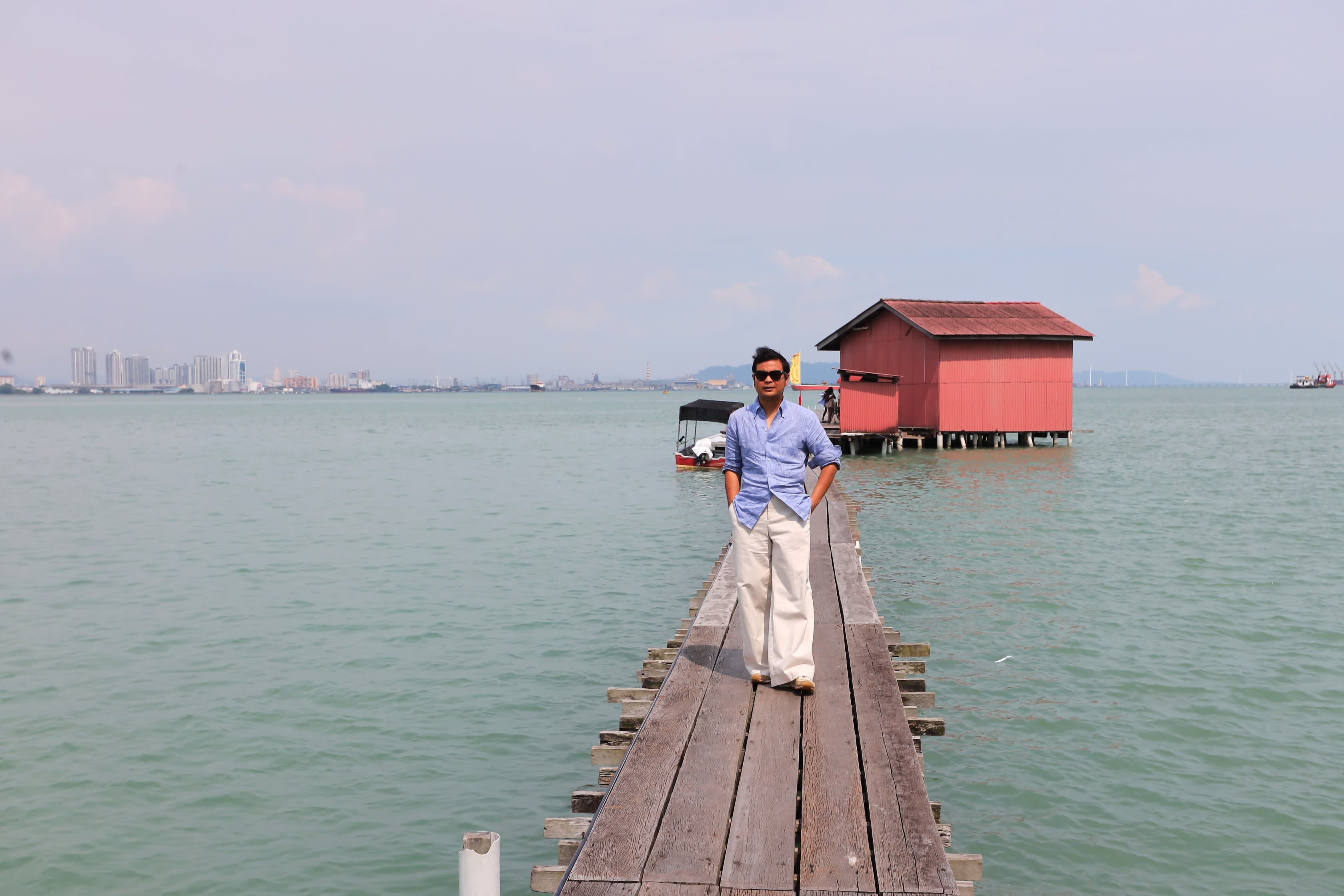 Saidi on Tan Jetty, a historic settlement built on stilts by Chinese immigrants