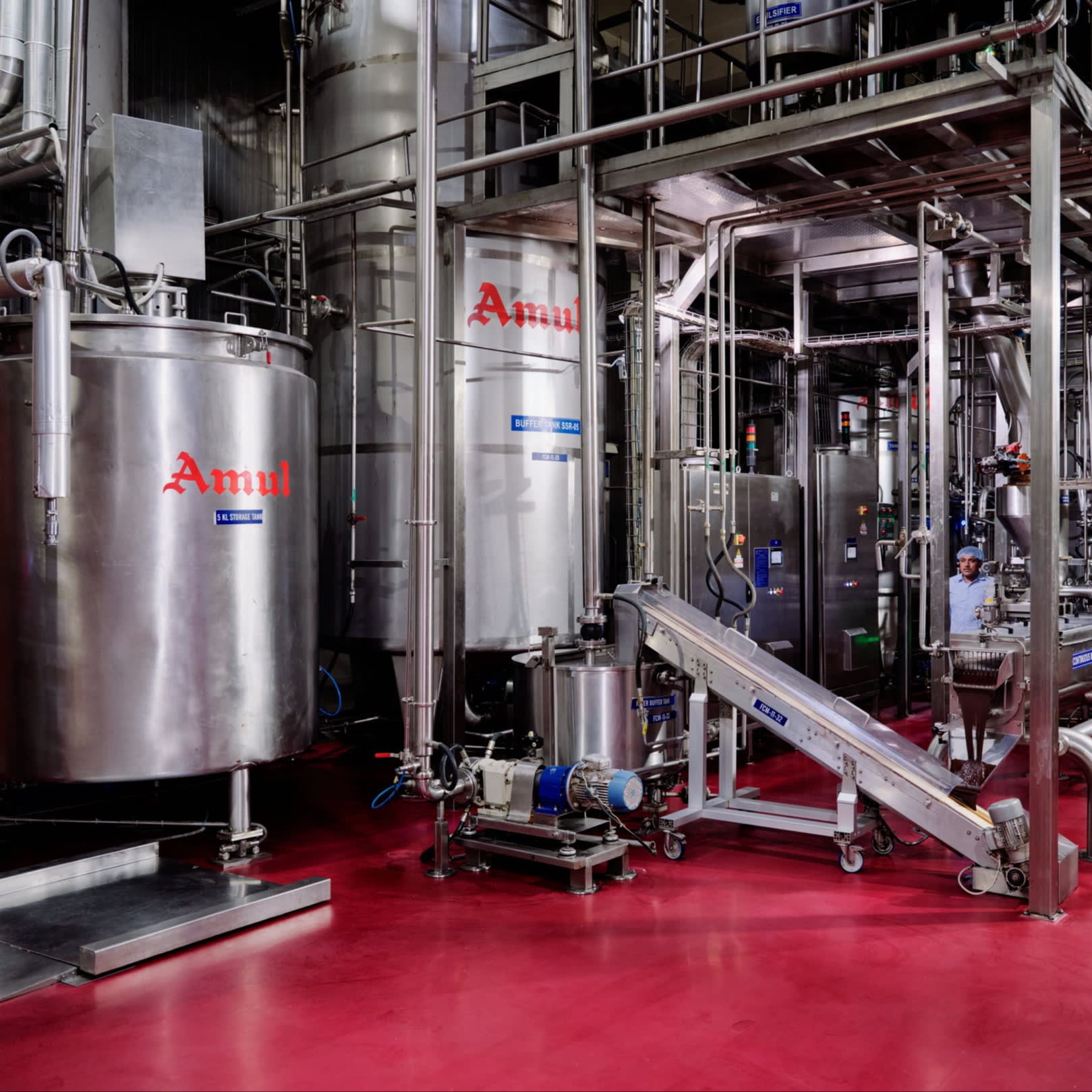 An Amul factory in Anand
