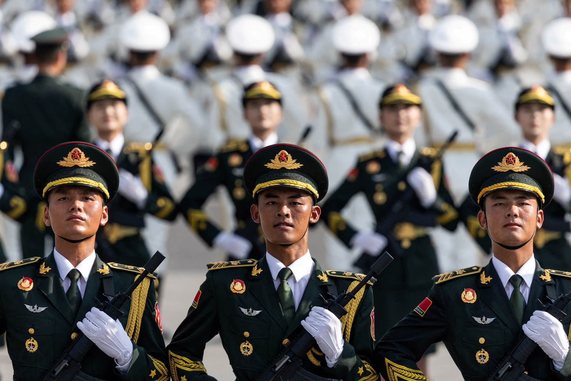 Soldiers from the People’s Liberation Army