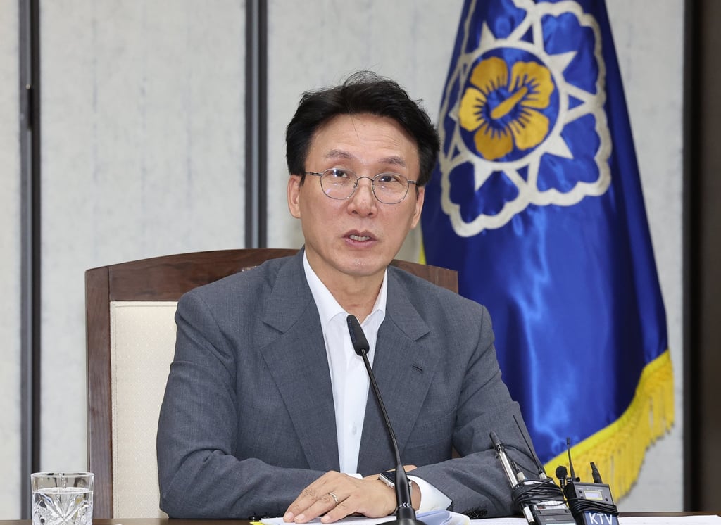 South Korean Prime Minister Kim Min-seok holds a ministerial meeting in Sejong on July 30. Photo: EPA/Yonhap South Korean Prime Minister Kim Min-seok holds a ministerial meeting in Sejong on July 30. Photo: EPA/Yonhap
