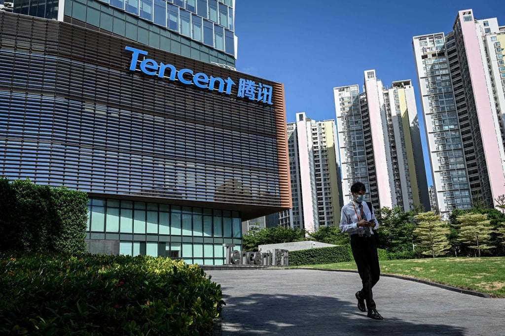 Tencent’s headquarters in Shenzhen. Photo: AFP Tencent’s headquarters in Shenzhen. Photo: AFP