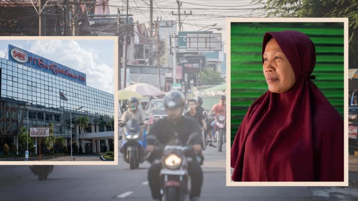 The Sritex factory in Sukoharjo, stallholder Nani and traffic in Sukoharjo