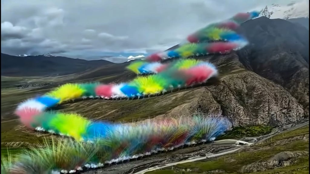 Cai Guo-qiang, the Chinese artist who collaborated with Arc’teryx on the project, was in charge of the fireworks for the opening and closing ceremonies of the 2008 Beijing Olympics. Photo: Handout