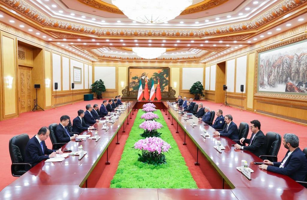 Chinese President Xi Jinping meets with Iranian President Masoud Pezeshkian at the Great Hall of the People on Monday in Beijing, Photo: Xinhua Chinese President Xi Jinping meets with Iranian President Masoud Pezeshkian at the Great Hall of the People on Monday in Beijing, Photo: Xinhua