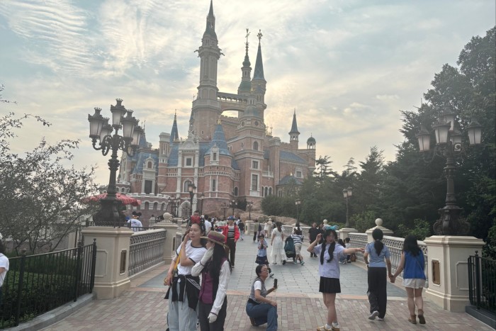 Shanghai Disneyland, a theme park located in Pudong, Shanghai, China.
