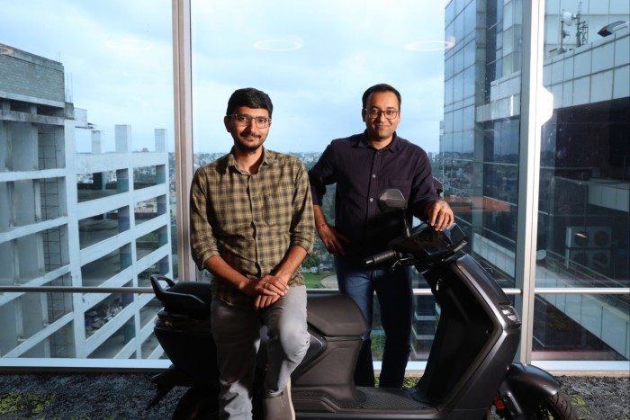 Ather Energy co-founders Swapnil Jain and Tarun Mehta