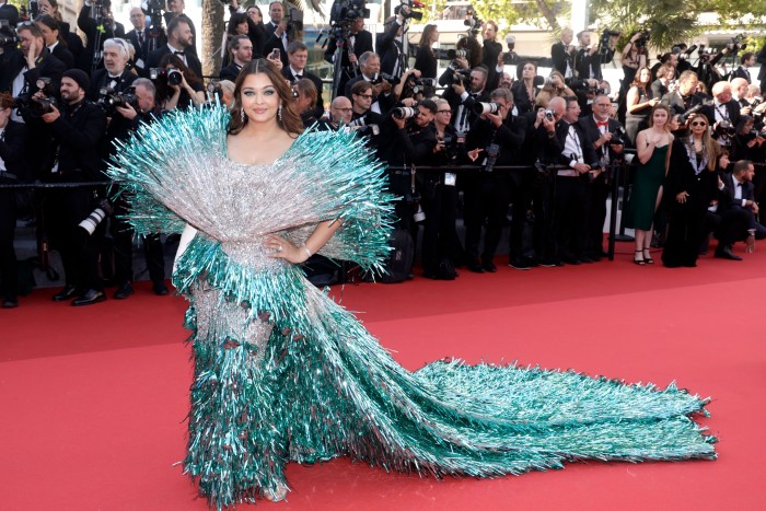 Aishwarya Rai Bachchan attends the premiere of ‘Kinds of Kindness’ during the 77th annual Cannes Film Festival, in Cannes
