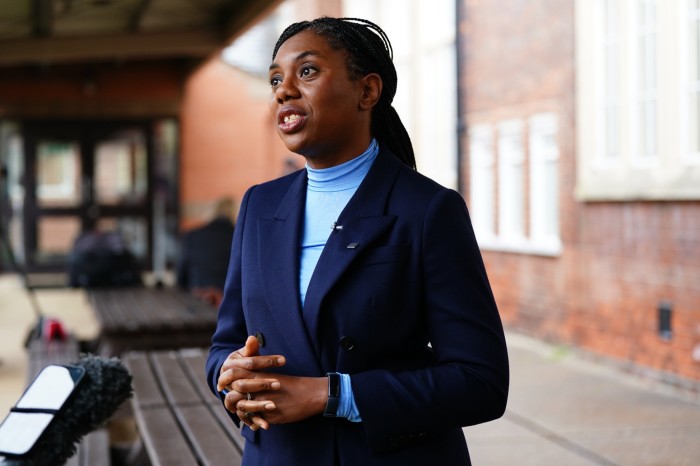 Conservative leader Kemi Badenoch