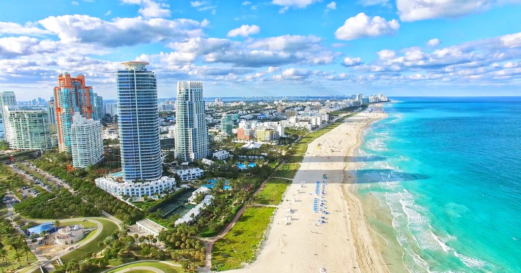 Buildings are seen along Miami Beach in Florida. A US appeals court on Tuesday cleared the way for Florida to enforce a law restricting real estate and land purchases by Chinese citizens. Photo: Shutterstock Buildings are seen along Miami Beach in Florida. A US appeals court on Tuesday cleared the way for Florida to enforce a law restricting real estate and land purchases by Chinese citizens. Photo: Shutterstock