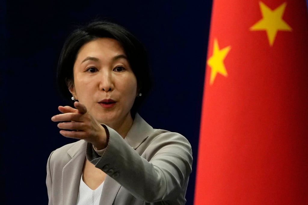 Chinese foreign ministry spokeswoman Mao Ning. Photo: AP