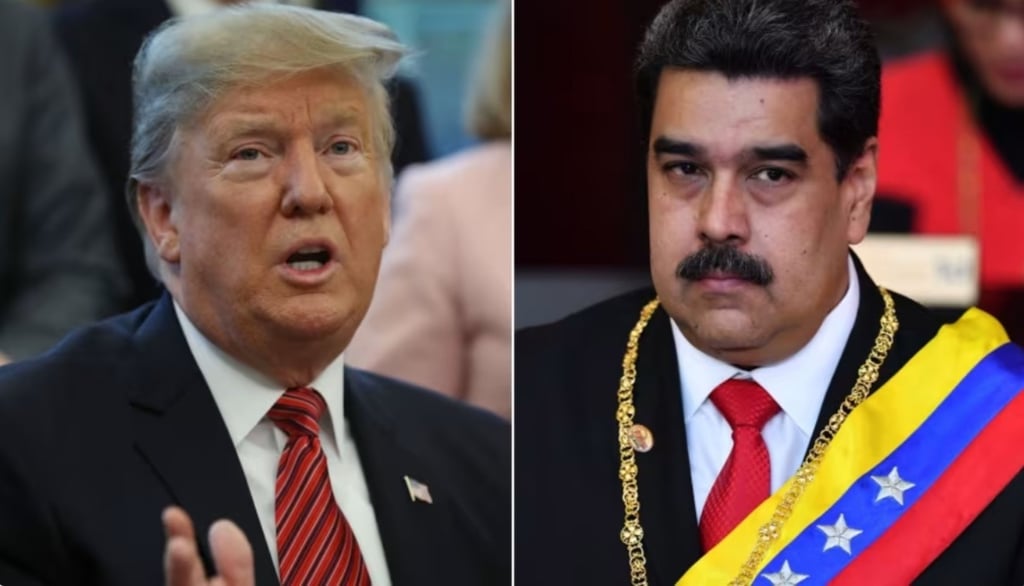 US President Donald Trump (left) confirmed last week that he spoke by phone with Venezuelan President Nicolas Maduro – their first direct contact in years, described by both sides as brief but significant. Photo: Getty Images