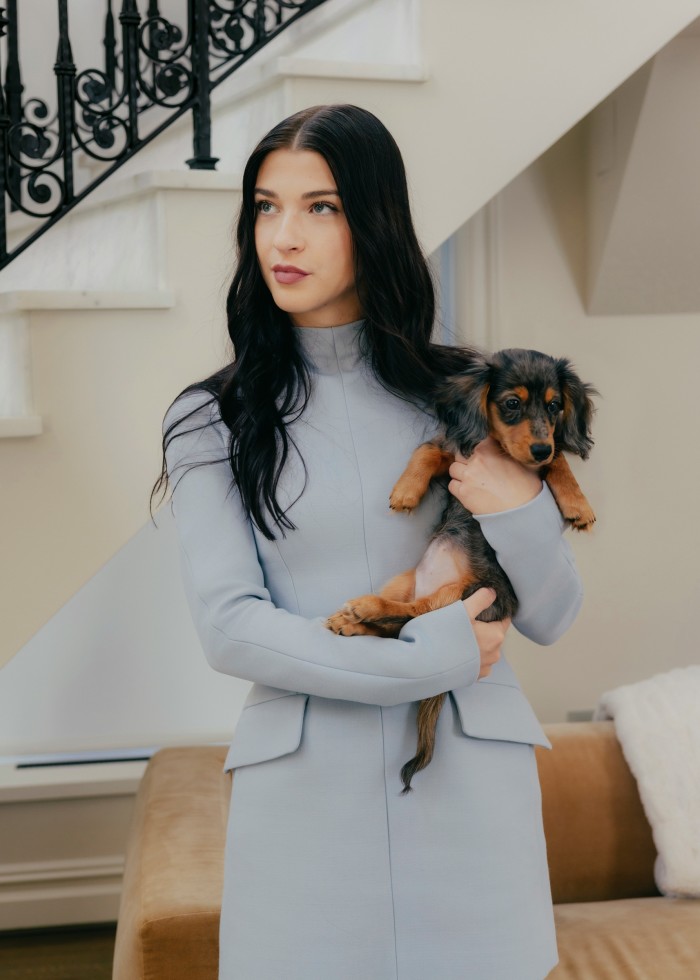 Phoebe Gates at home in New York