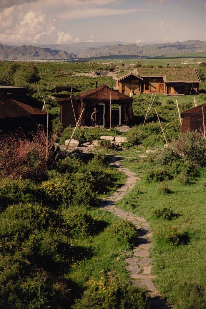 Norden camp on the Tibetan Plateau