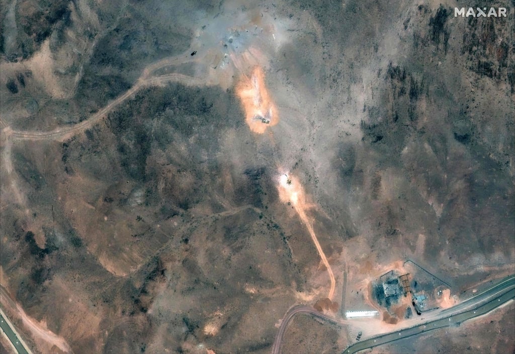 The aftermath of a June 22 US air strike on Iran’s Fordow fuel enrichment facility. Photo: AFP