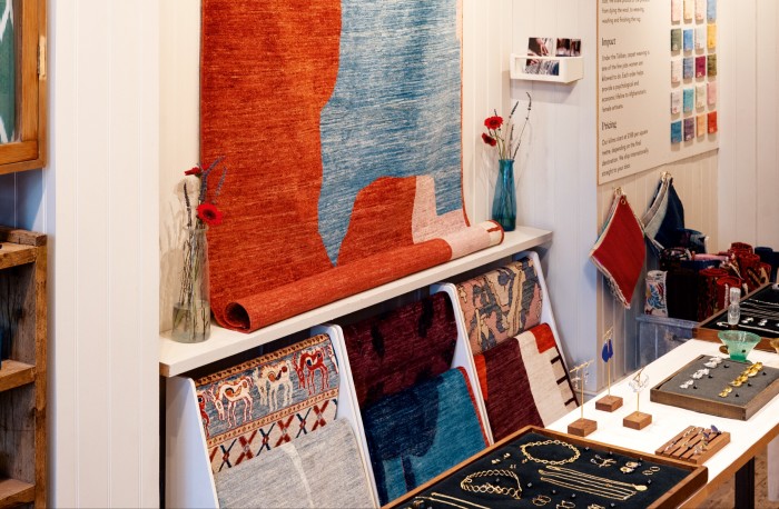 Homewares and jewellery in the shop