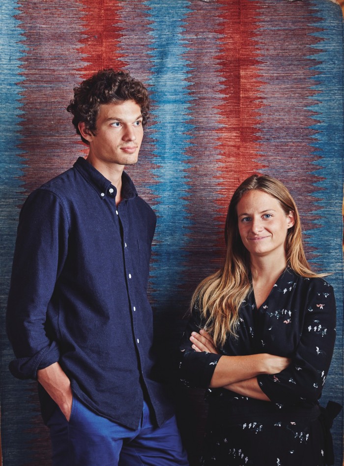 Ishkar founders Edmund Le Brun and Flore de Taisne