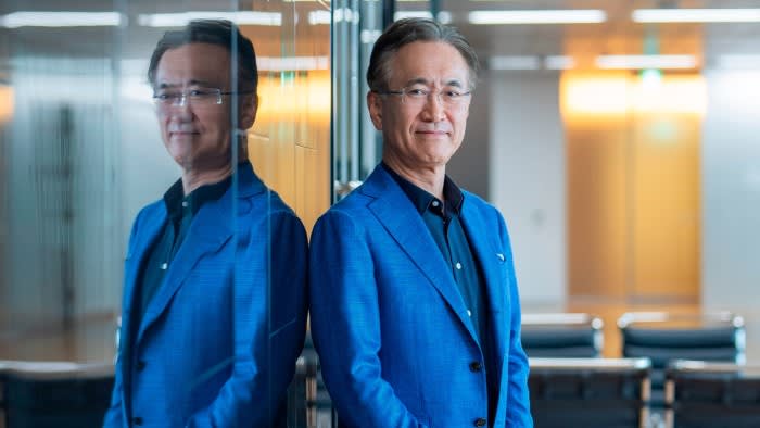 Sony chief Kenichiro Yoshida pictured in Tokyo
