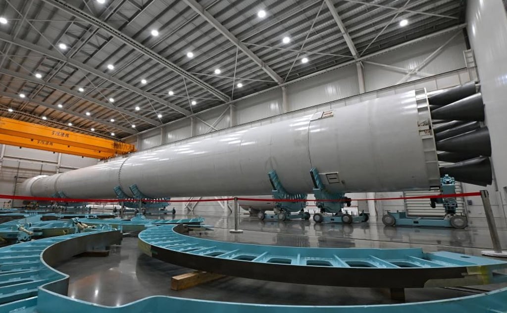 In October, China completed the construction of its first comprehensive factory dedicated to the overall assembly, testing and reuse of carrier rockets in the southern coastal city of Wenchang. Photo: Xinhua