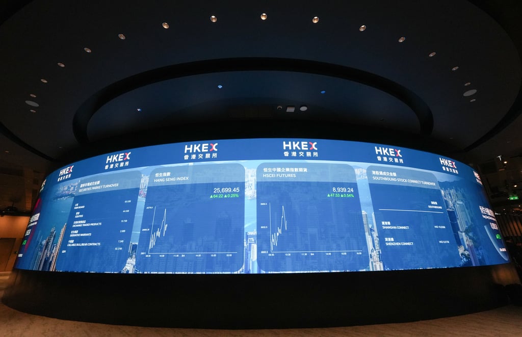 A general view of Hong Kong Exchanges and Clearing in Exchange Square. Photo: Sun Yeung A general view of Hong Kong Exchanges and Clearing in Exchange Square. Photo: Sun Yeung