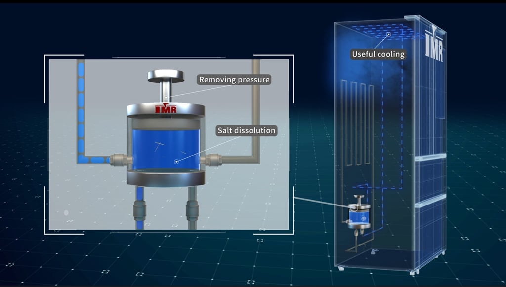 The cooling process could have applications in energy-hungry data centres. Photo: Handout