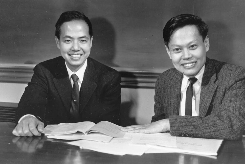 Chen-ning Yang (left) and Tsung-Dao Lee, who together became the first Chinese-born scientists to be awarded the Nobel Prize for physics. Photo: China Project Chen-ning Yang (left) and Tsung-Dao Lee, who together became the first Chinese-born scientists to be awarded the Nobel Prize for physics. Photo: China Project