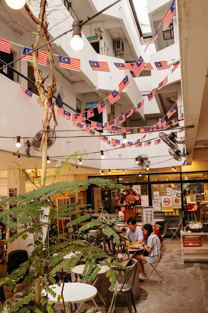 A coffee shop in The Zhongshan Building