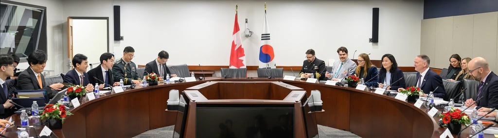 The Canada-South Korea agreement was signed on February 25 as part of a 2+2 meeting between the two countries’ foreign and defence ministries. Photo: EPA