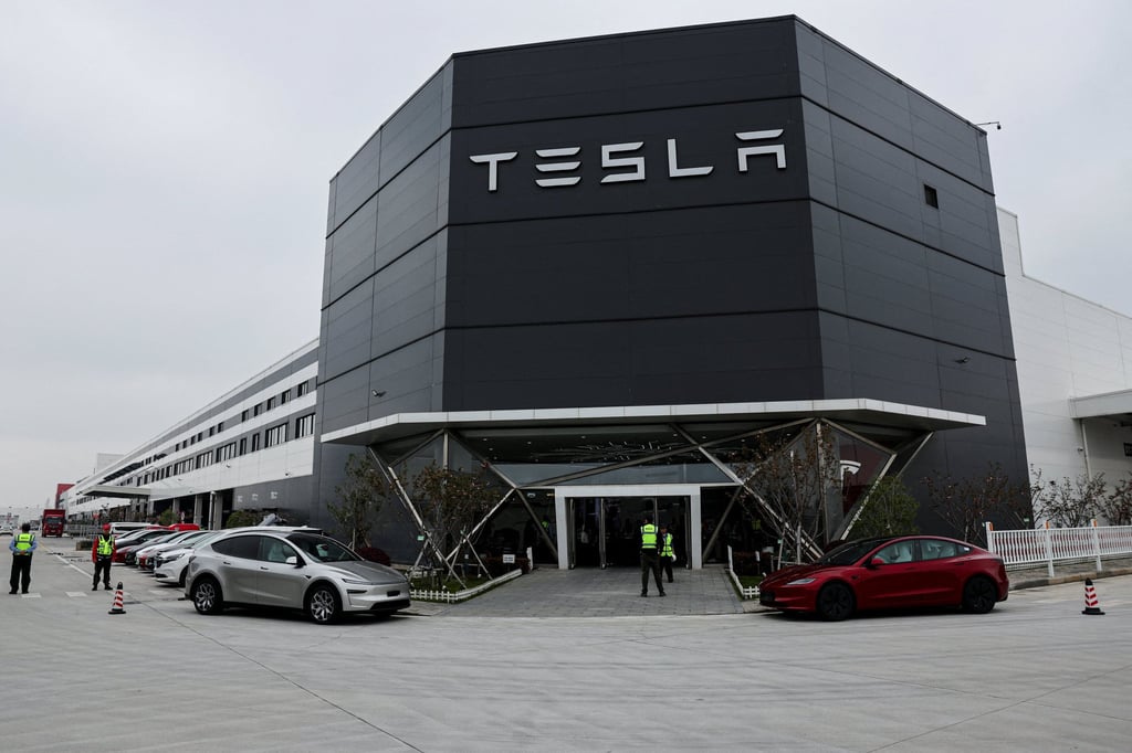 Tesla’s Gigafactory in Shanghai, China. Photo: Reuters Tesla’s Gigafactory in Shanghai, China. Photo: Reuters