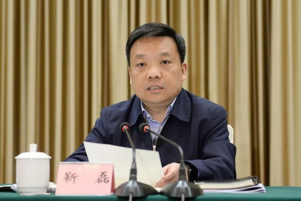 Jin Lei was appointed party secretary of Shenzhen in March. Photo: Handout Jin Lei was appointed party secretary of Shenzhen in March. Photo: Handout