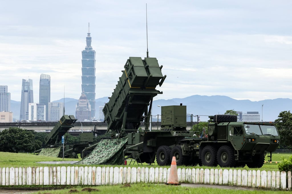 A Patriot missile system is deployed in Taipei during military exercises in July 2025. Taiwan remains a major flashpoint as Donald Trump prepares to visit Beijing for talks with Xi Jinping on May 14-15. Photo: AFP