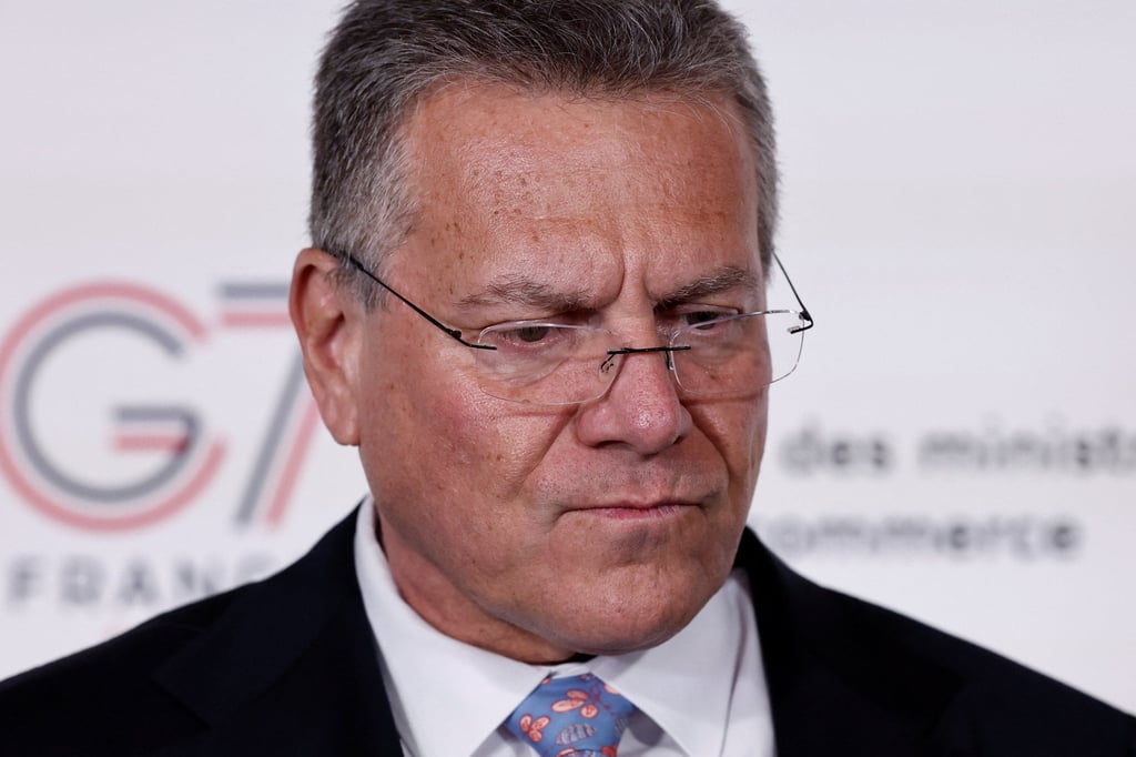 The separate legal instrument to compel companies to diversify their suppliers has not yet been confirmed, Maros Sefcovic said. Photo: EPA